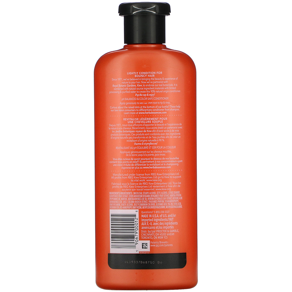 Herbal Essences, Naked Volume Conditioner, White Grapefruit & Mosa Mint, 13.5 fl oz (400 ml)