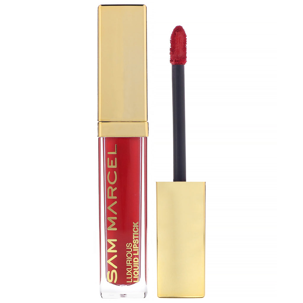 Sam Marcel, Luxurious Liquid Lipstick, Rouge, 0.185 fl oz (5.50 ml)