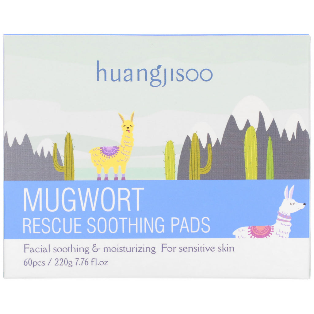 Huangjisoo, Bynke, Rescue Soothing Pads, 60 Pads, 7,76 fl oz (220 g)
