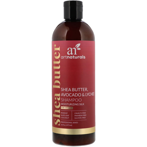 Artnaturals, Shea Butter, Avocado & Lychee Shampoo, Moisturizing Silk, For Dry Hair, 16 fl oz (473 ml)