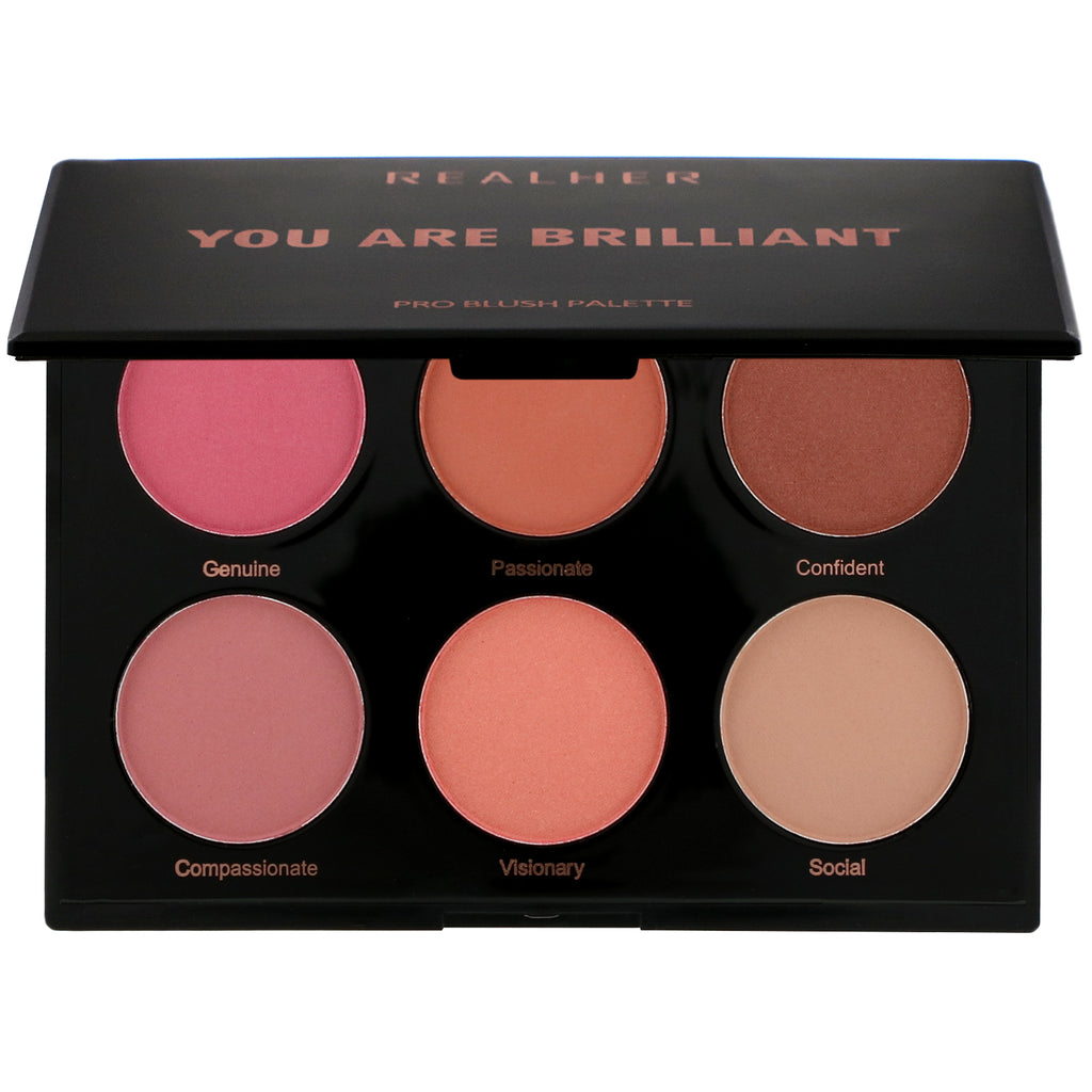 RealHer, You Are Brilliant, Pro Blush Palette, 0.66 oz (18 g)