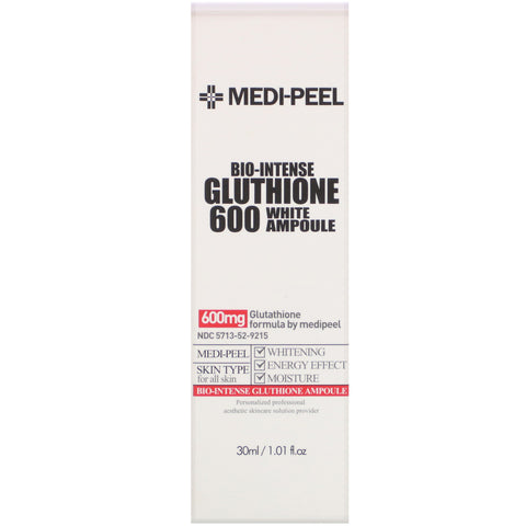Medi-Peel, Bio-Intense Gluthion, 600 hvid ampul, 1,01 fl oz (30 ml)