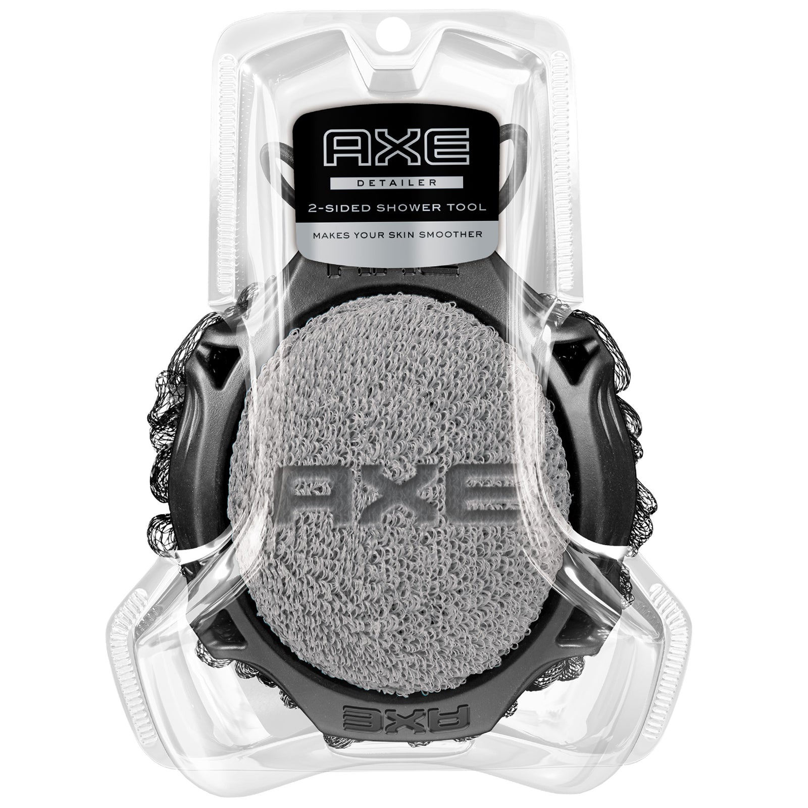 Axe, Detailer 2-Sided Shower Tool, 1 Count