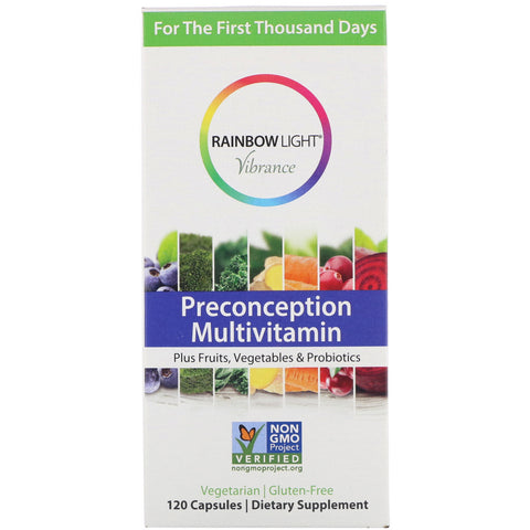 Rainbow Light, Vibrance, Preconception Multivitamin, 120 Capsules