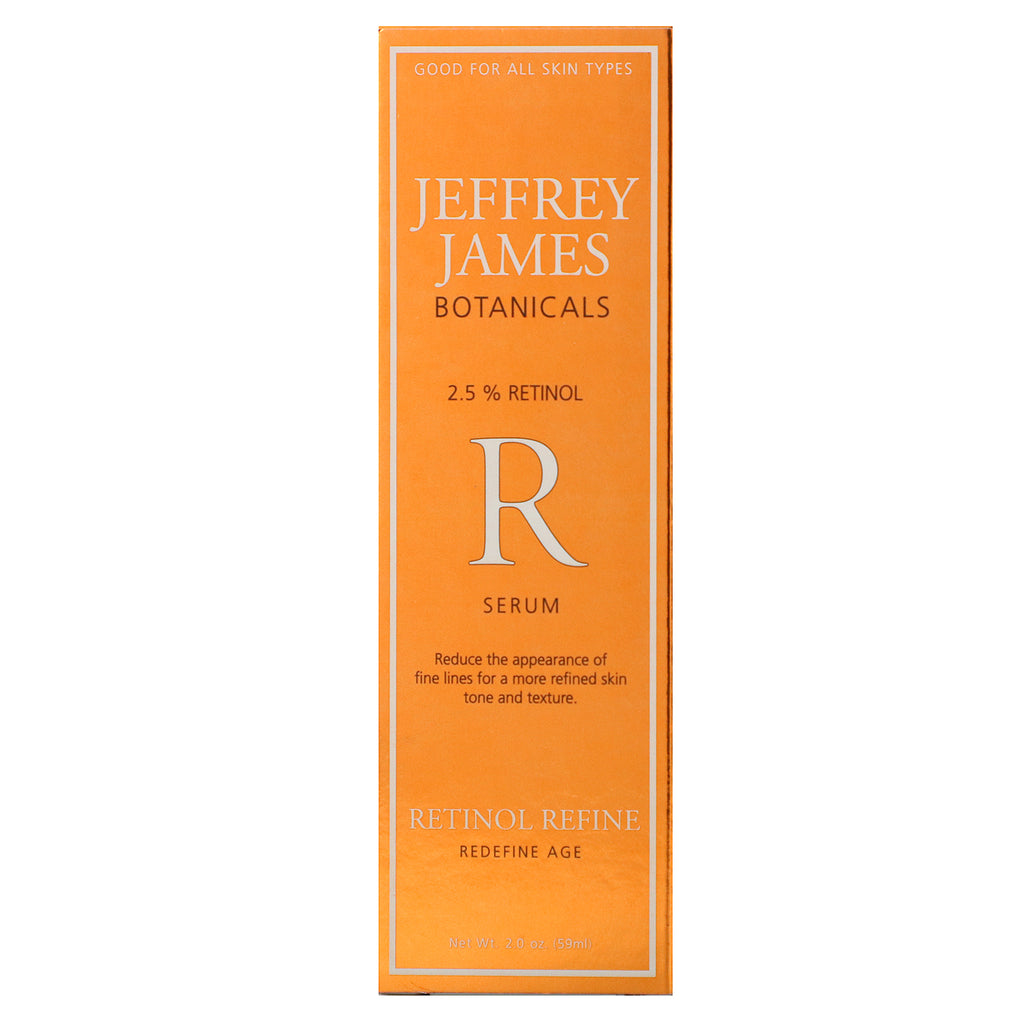 Jeffrey James Botanicals, Suero refinador de retinol, 2,0 oz (59 ml)