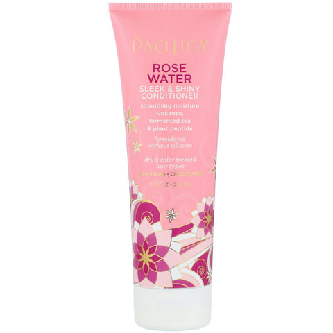 Pacifica, Rose Water, Sleek & Shiny Conditioner, 8 fl oz (236 ml)