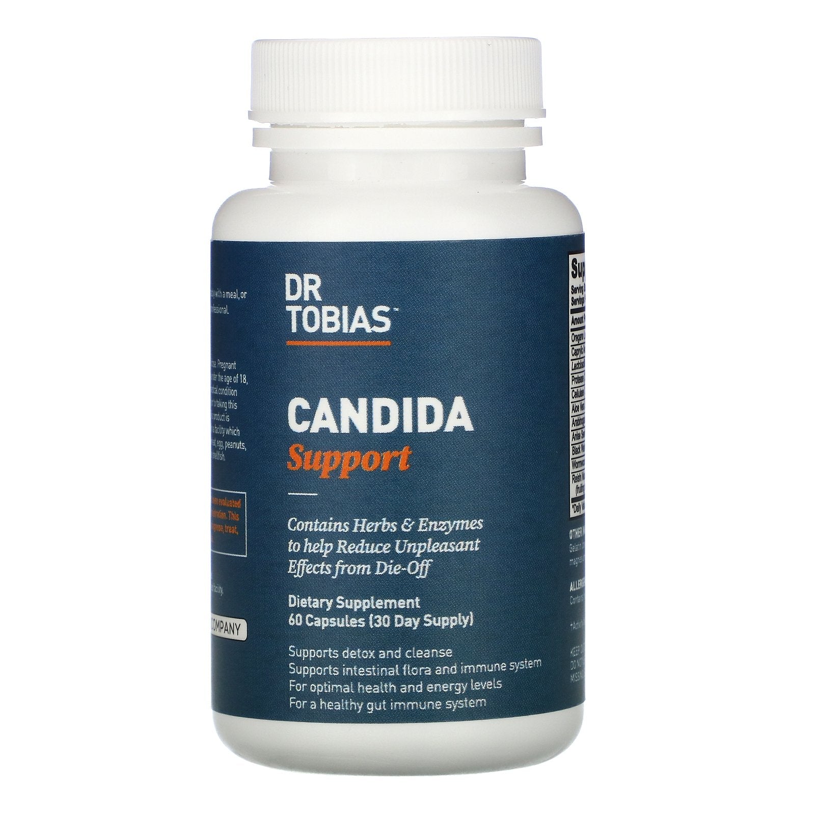 Dr. Tobias, Candida Support, 60 Capsules