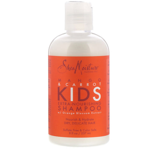 SheaMoisture, Kids Extra-Nourishing Shampoo, Mango & Carrot, 8 fl oz (237 ml)