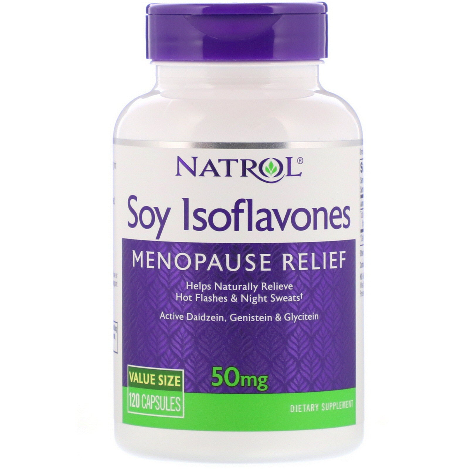 Natrol, Soy Isoflavones, 50 mg, 120 Capsules