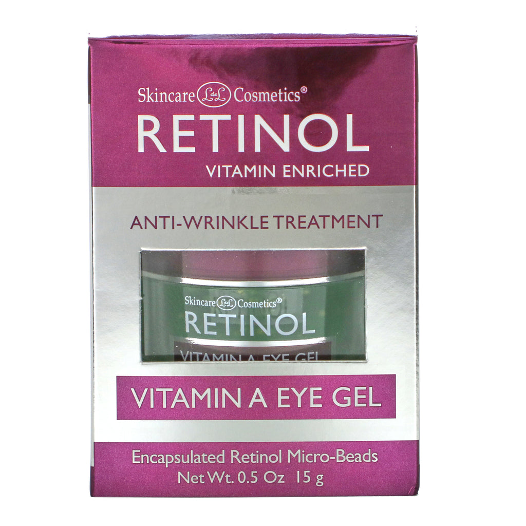 Hudpleje LdeL Cosmetics Retinol, Retinol Vitamin A Eye Gel, 0,5 oz (15 g)