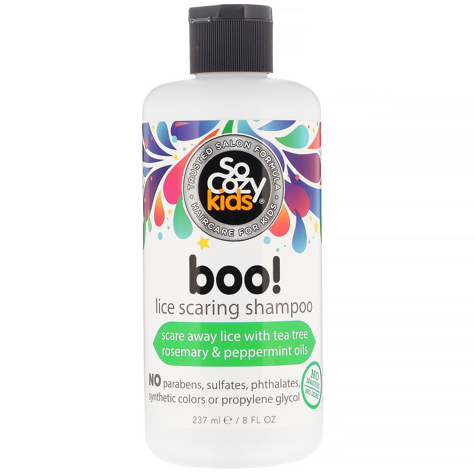 SoCozy, Kids, Boo! Lice Scaring Shampoo, 8 fl oz (237 ml)