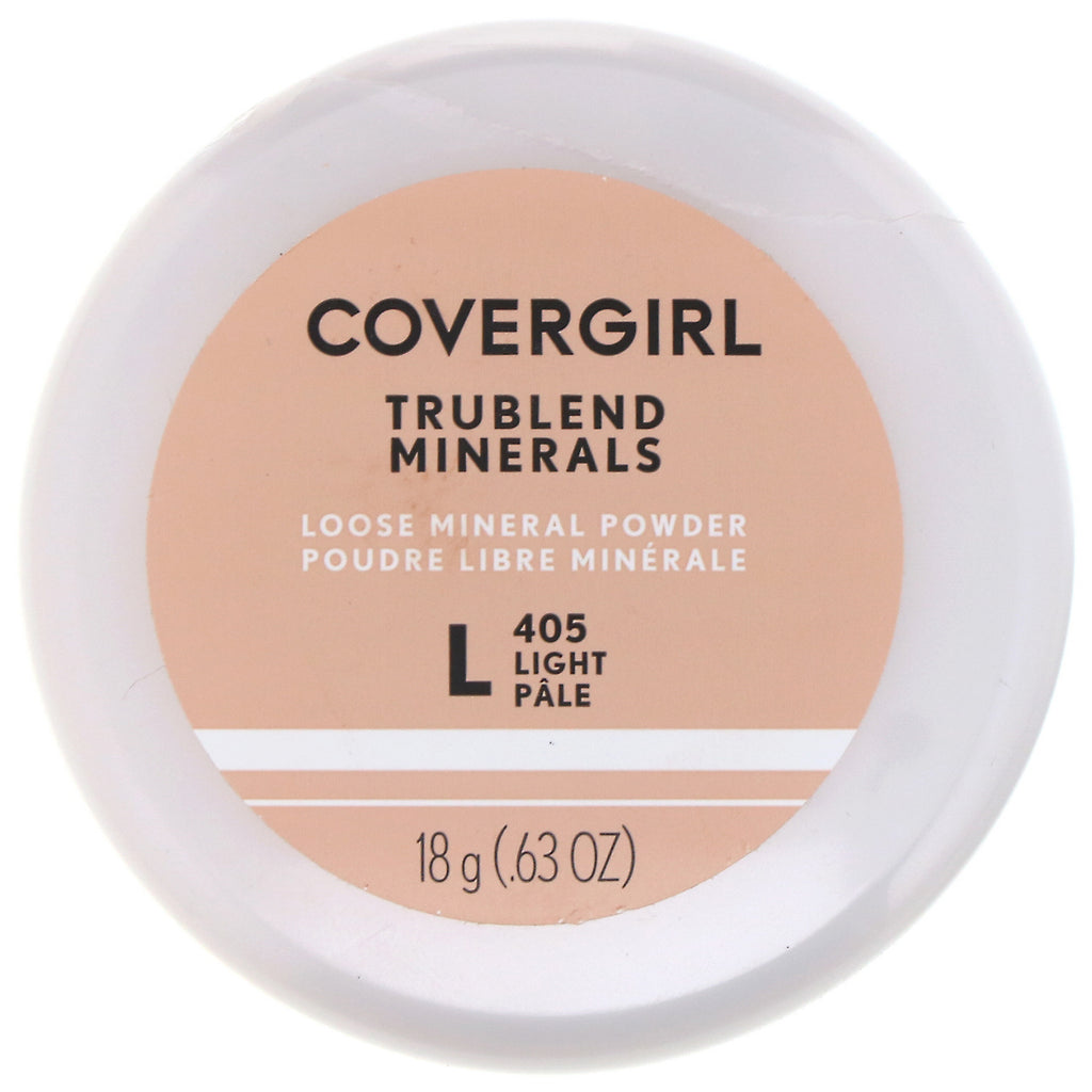 Covergirl, Trublend, polvo mineral suelto, 405 ligero, 18 g (0,63 oz)