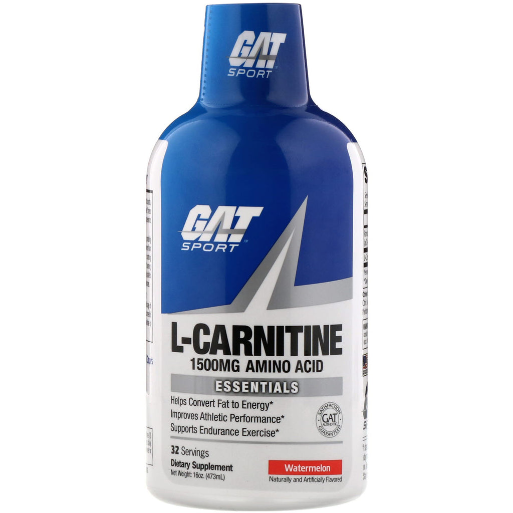 GAT, L-Carnitine, Amino Acid, Watermelon, 1,500 mg, 16 oz (473 ml)