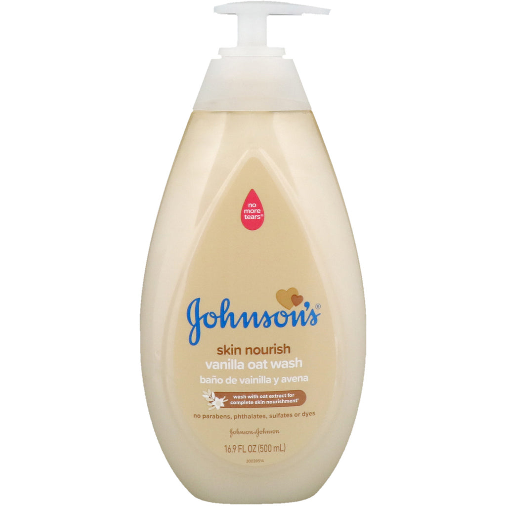 Johnson & Johnson, Skin Nourish, Vanilla Oat Wash, 16.9 fl oz (500 ml)