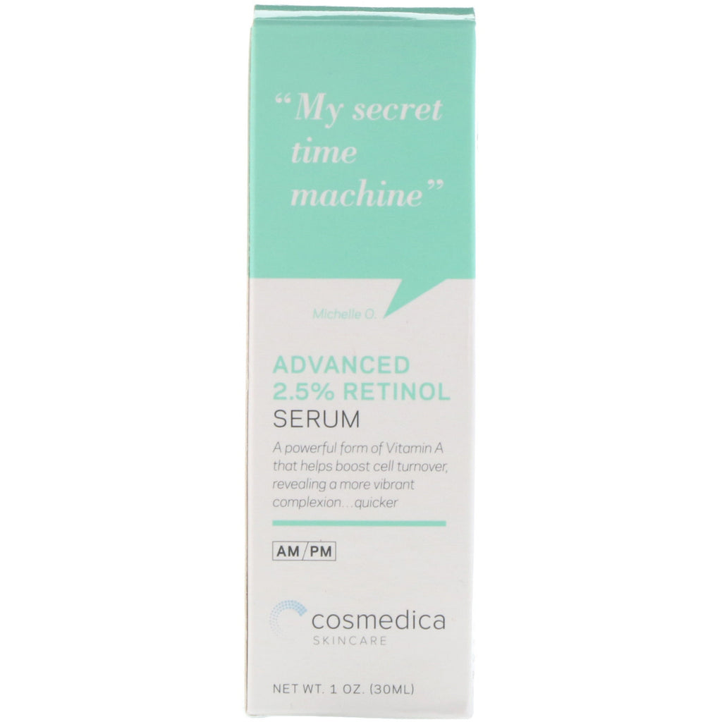 Cosmedica Skincare, Advanced 2,5% Retinol Serum, 1 oz (30 ml)