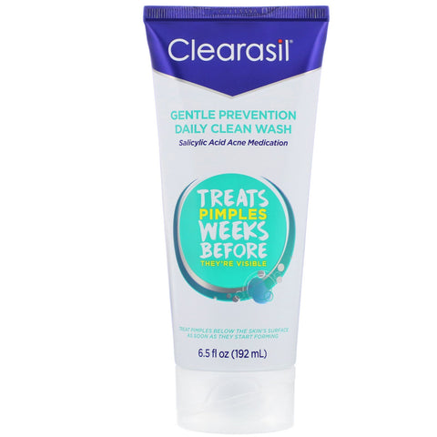 Clearasil, Gentle Prevention, Daily Clean Wash, 6.5 fl oz (192 ml)