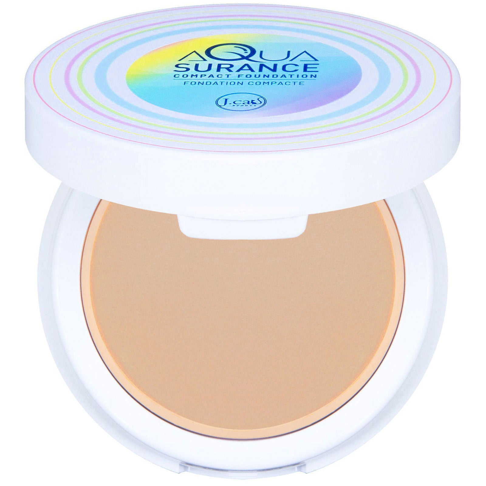 J.Cat Beauty, Aquasurance Compact Foundation, ACF103 Medium Beige, 0.31 oz (9 g)