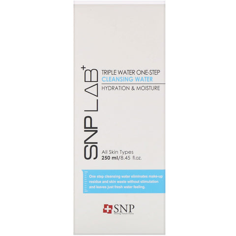 SNP, LAB+, Triple Water One-Step Cleansing Water, 8,45 fl oz (250 ml)