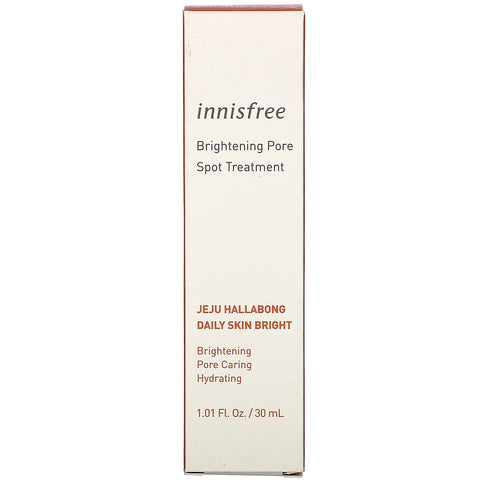 Innisfree, Jeju Hallabong Daily Skin Bright, Brightening Pore Spot Treatment, 1.01 fl oz (30 ml)
