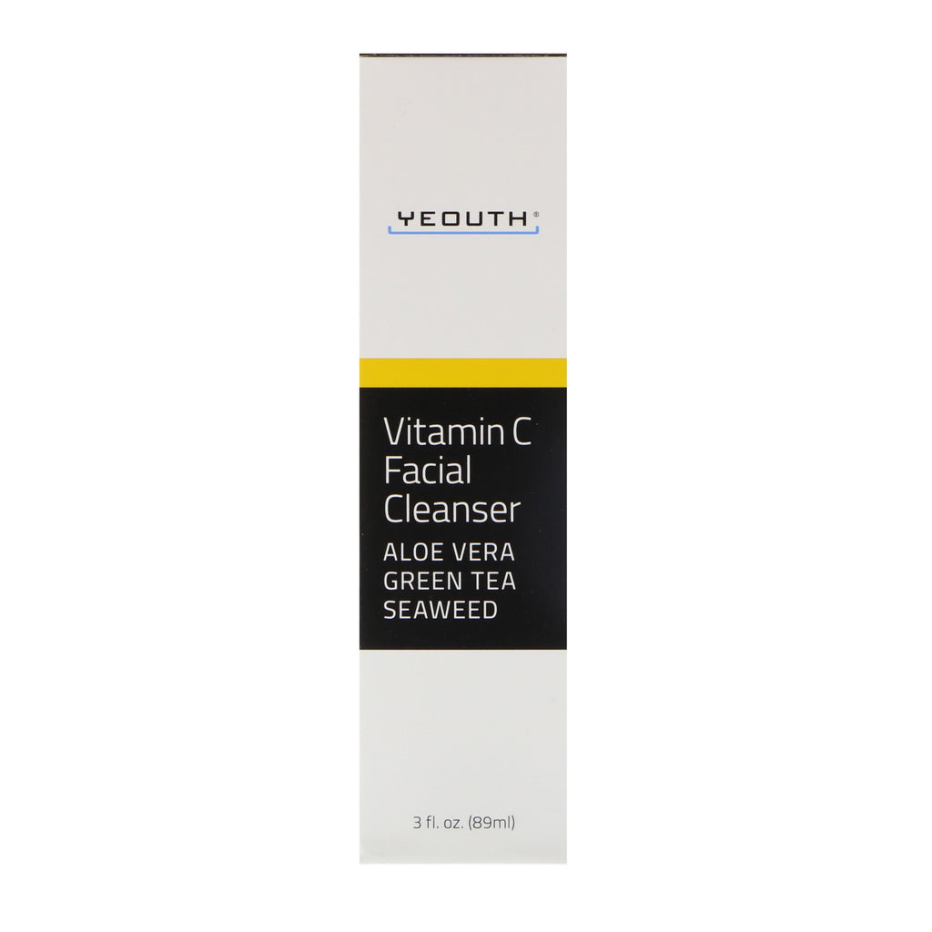 Yeouth, C-vitamin ansigtsrens, 3 fl oz (89 ml)