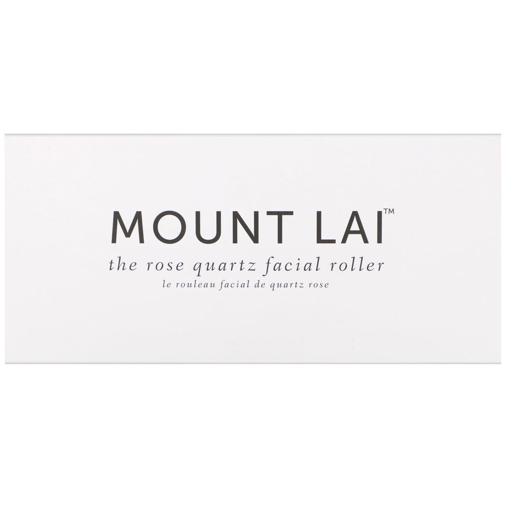 Mount Lai, rodillo facial de cuarzo rosa, 1 rodillo