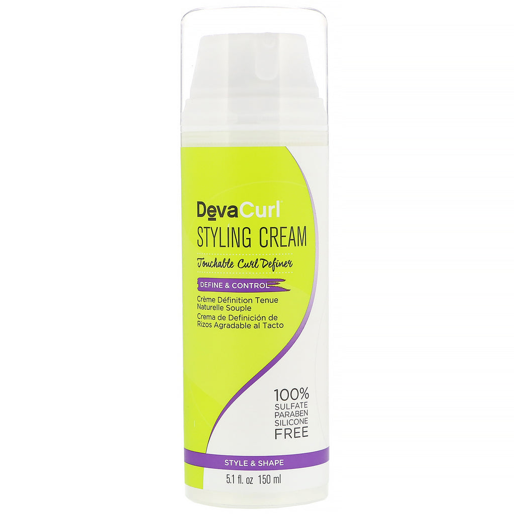 DevaCurl, Styling Cream, Touchable Curl Definer, Define & Control, 5.1 fl oz (150 ml)