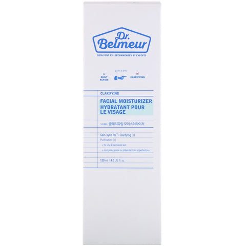 Dr. Belmeur, Aclarante, Hidratante facial, 4 fl oz (120 ml)