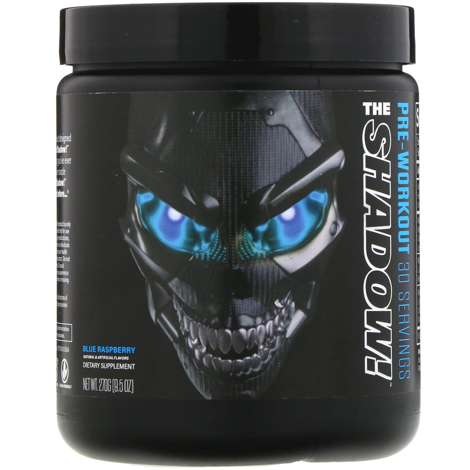 JNX Sports, The Shadow, Pre-Workout, Blue Raspberry, 9.5 oz (270 g)