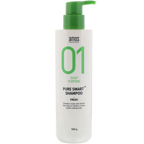 Amos, 01 Scalp Purifying, Pure Smart Shampoo, Fresh,  500 g