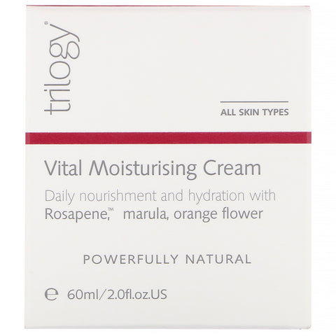 Trilogy, Vital Moisturizing Cream, 2,0 fl oz (60 ml)