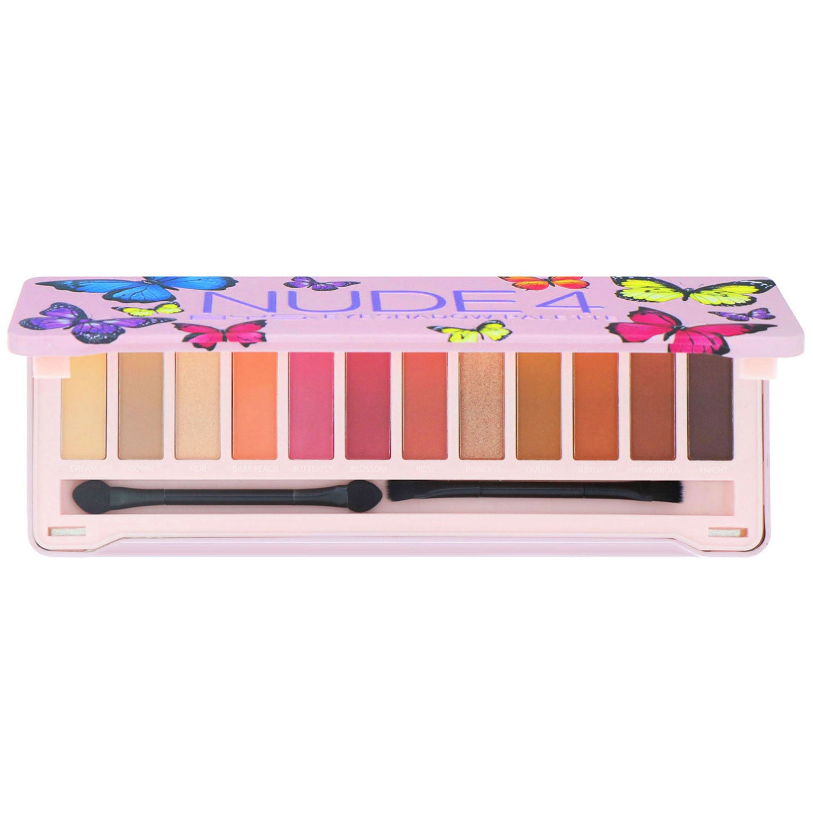 BYS, Nude 4, Eyeshadow Palette, 12 g