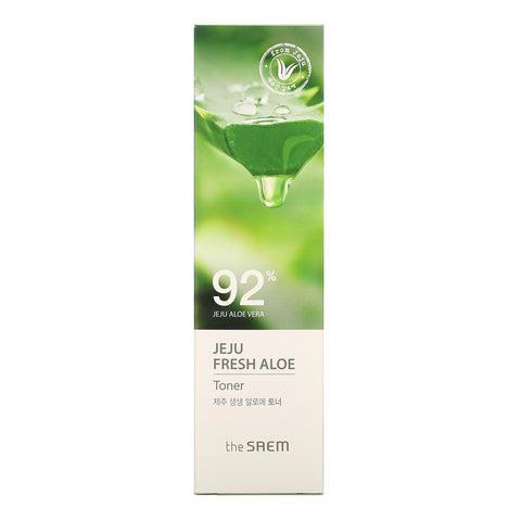 Saem, Jeju Fresh Aloe, 92% Aloe Vera Toner, 5,24 fl oz (155 ml)