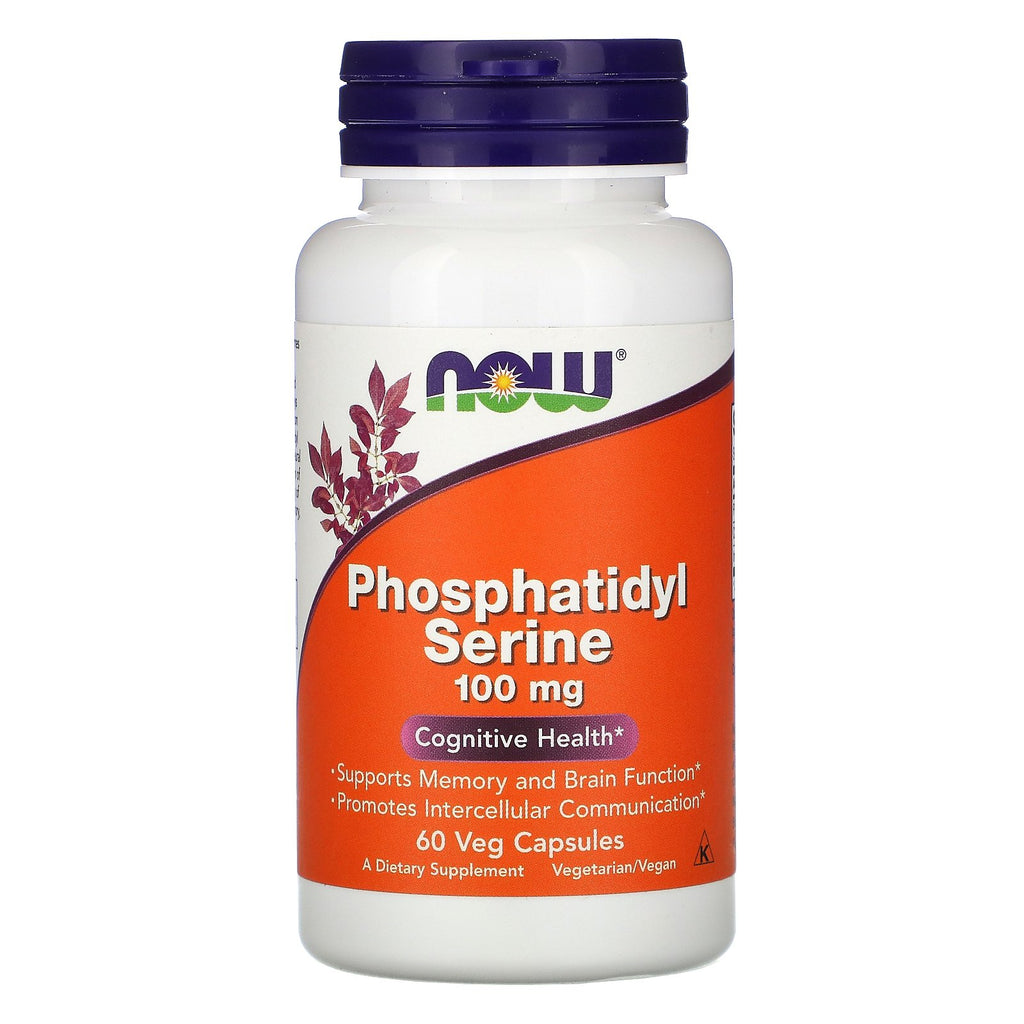 Now Foods, Phosphatidyl Serine, 100 mg, 60 Veg Capsules