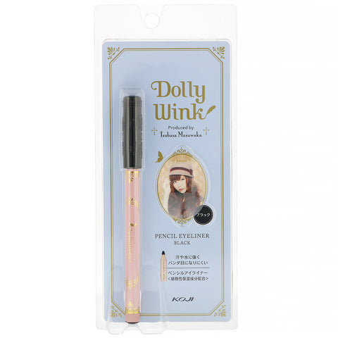 Koji, Dolly Wink, Pencil Eyeliner, Sort, 1 Count
