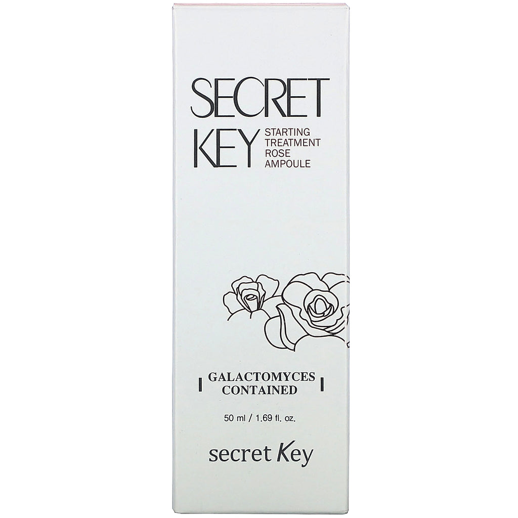 Secret Key, Ampolla de rosas para el tratamiento inicial, 50 ml (1,69 oz. líq.)