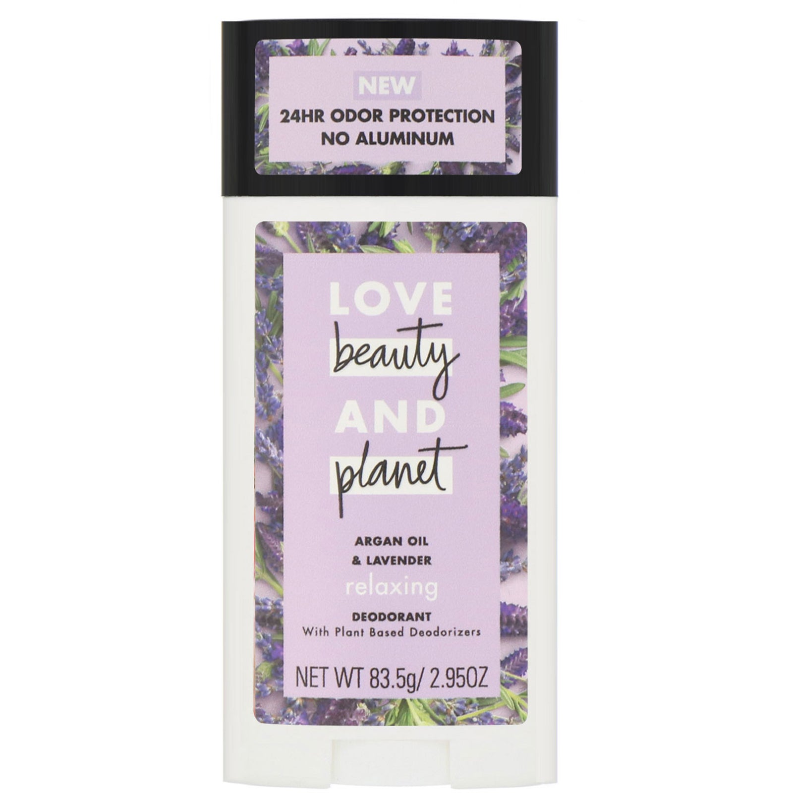 Love Beauty and Planet, Relaxing Deodorant, Argan Oil & Lavender, 2.95 fl oz (83.5 g)