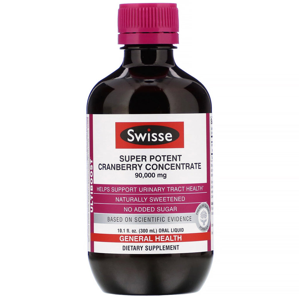 Swisse, Ultiboost, Super Potent Cranberry Concentrate, 90,000 mg, 10.1 fl oz (300 ml)