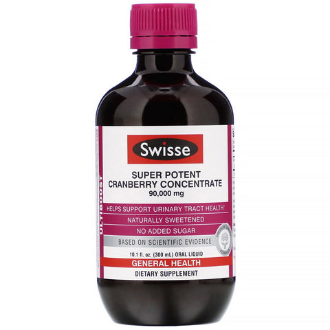 Swisse, Ultiboost, Super Potent Cranberry Concentrate, 90,000 mg, 10.1 fl oz (300 ml)