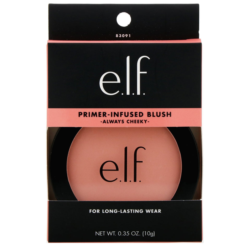 ELF, Primer-infunderet Blush, Always Cheeky, 0,35 oz (10 g)