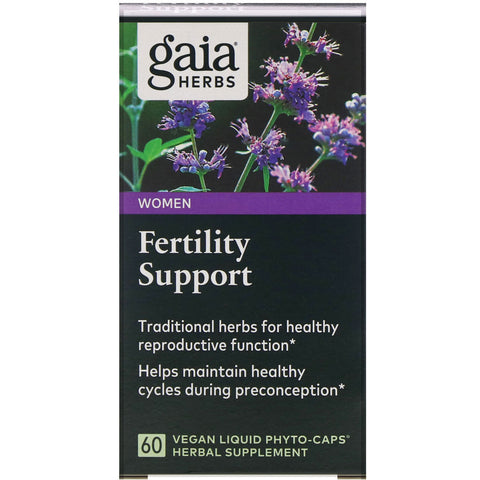 Gaia Herbs, Fertility Support for Women, 60 Vegan Liquid Phyto-Caps