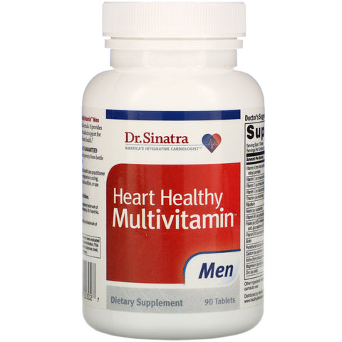 Dr. Sinatra, Heart Healthy Multivitamin, Men, 90 Tablets