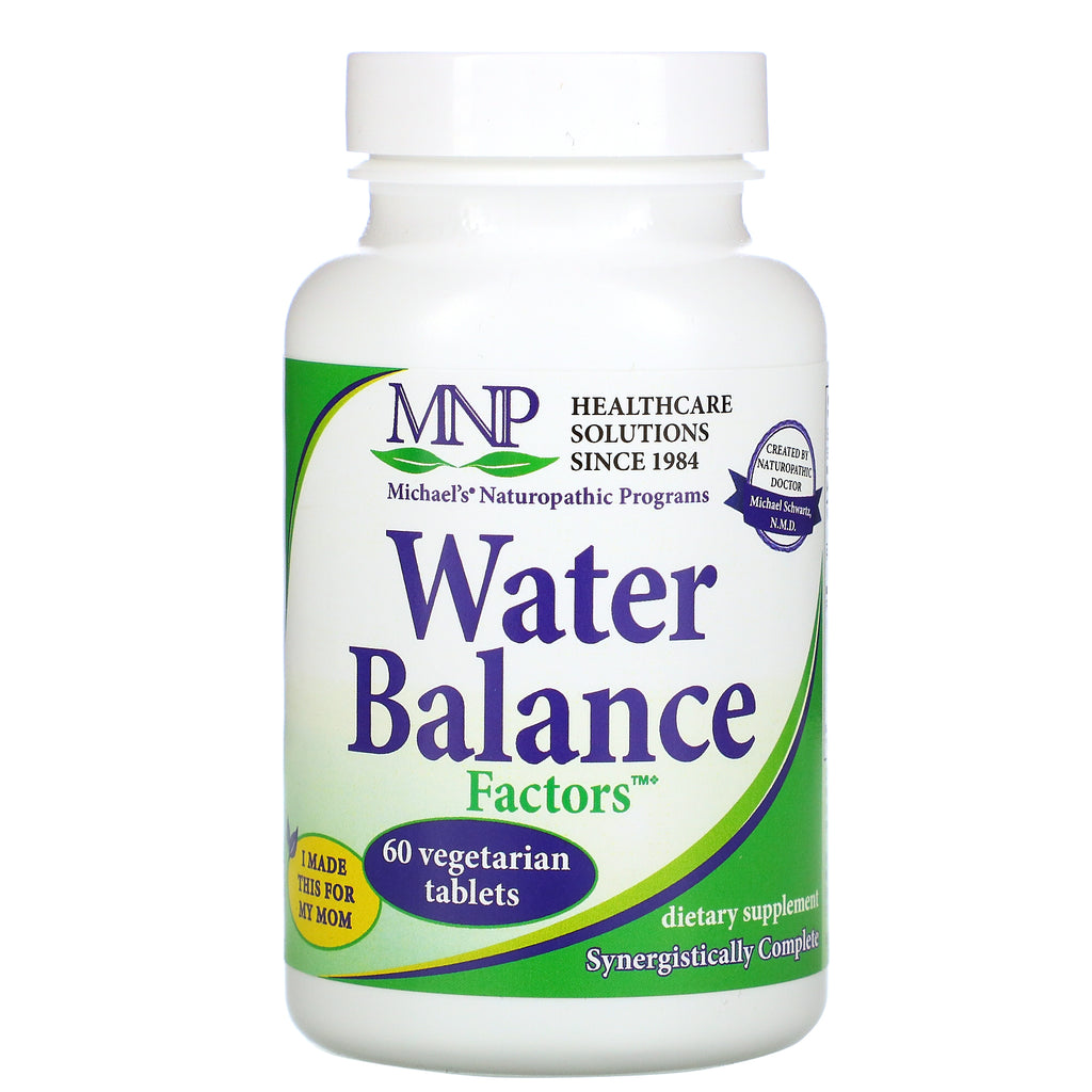 Michael's Naturopathic, Water Balance Factors, 60 Vegetarian Tablets