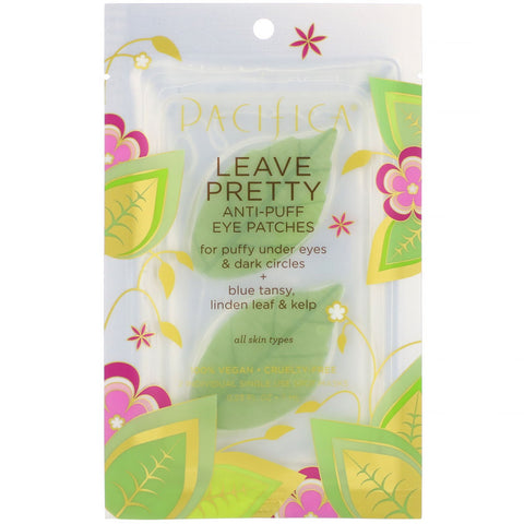 Pacifica, Leave Pretty, Anti-Puff Eye Patches, 1 Pair, 0.23 fl oz (7 ml)