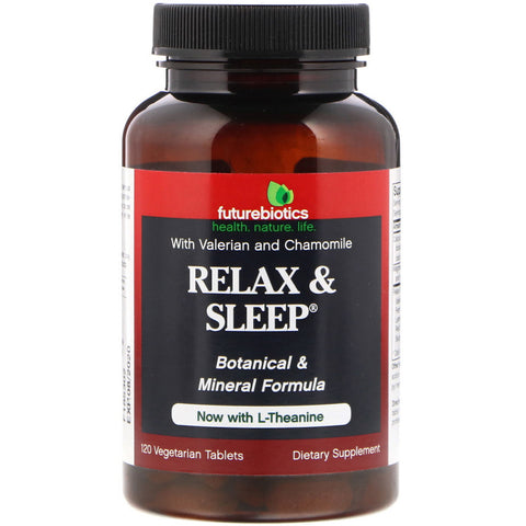 FutureBiotics, Relax & Sleep, 120 Vegetarian Tablets