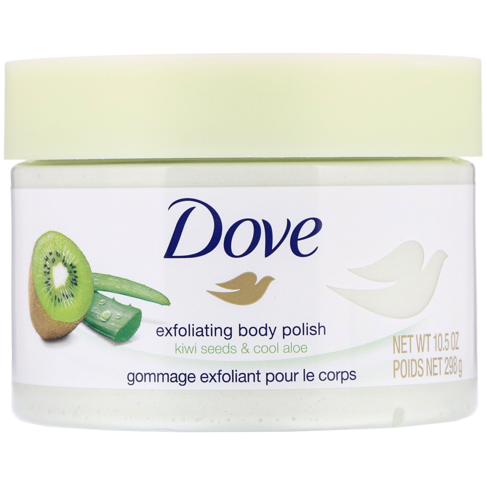 Dove, Exfoliating Body Polish, Kiwi Seeds & Cool Aloe, 10.5 oz (298 g)