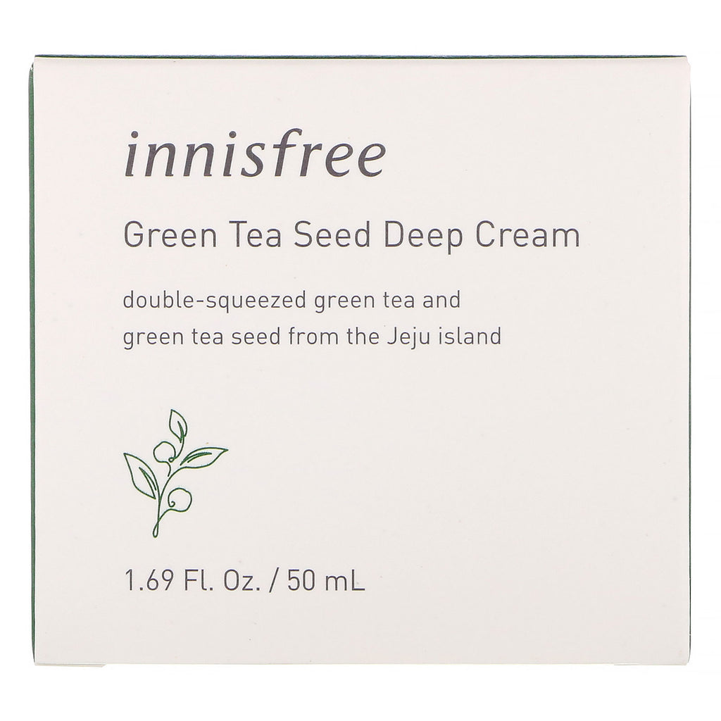 Innisfree, Green Tea Seed Deep Cream, 1.69 fl oz (50 ml)