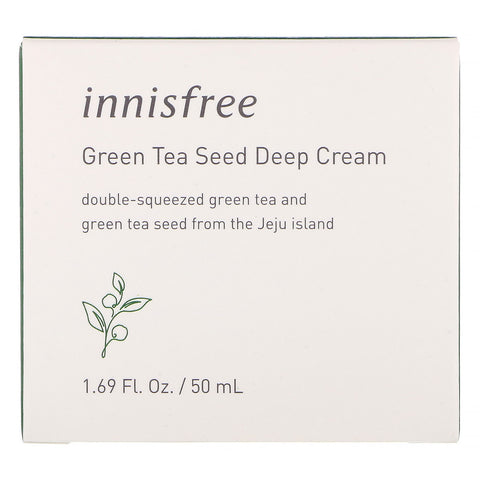 Innisfree, Crema profunda de semillas de té verde, 50 ml (1,69 oz. líq.)