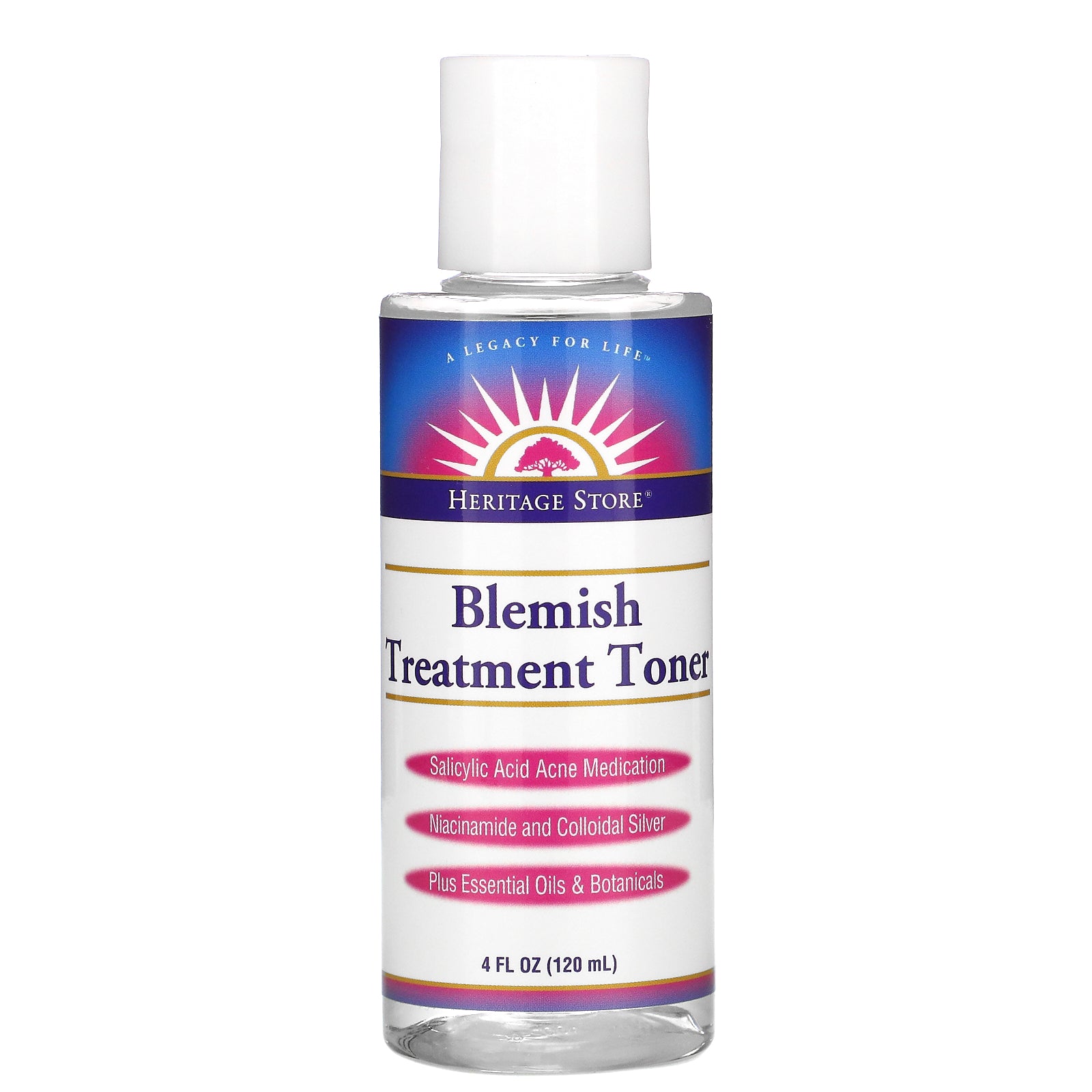 Heritage Store, Blemish Treatment Toner, 4 fl oz (120 ml)