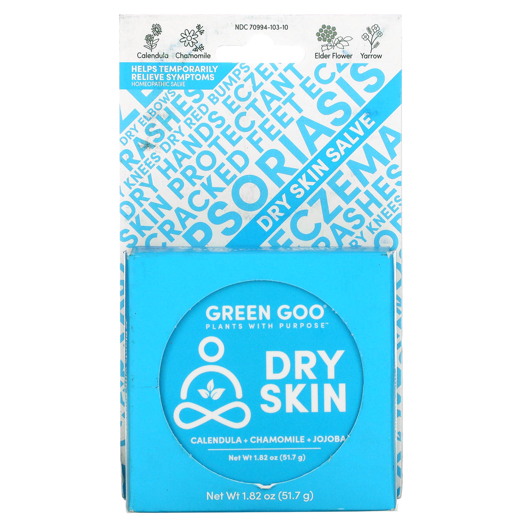Green Goo, ungüento para piel seca, 51,7 g (1,82 oz)