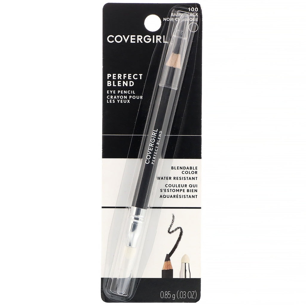 Covergirl, Perfect Blend, Eye Pencil, 100 Basic Black, 0,03 oz (0,85 g)